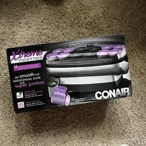 Conair Xtreme Heat Waves Jumbo and Super Jumbo Ceramic Hot Rollers (12-piece)